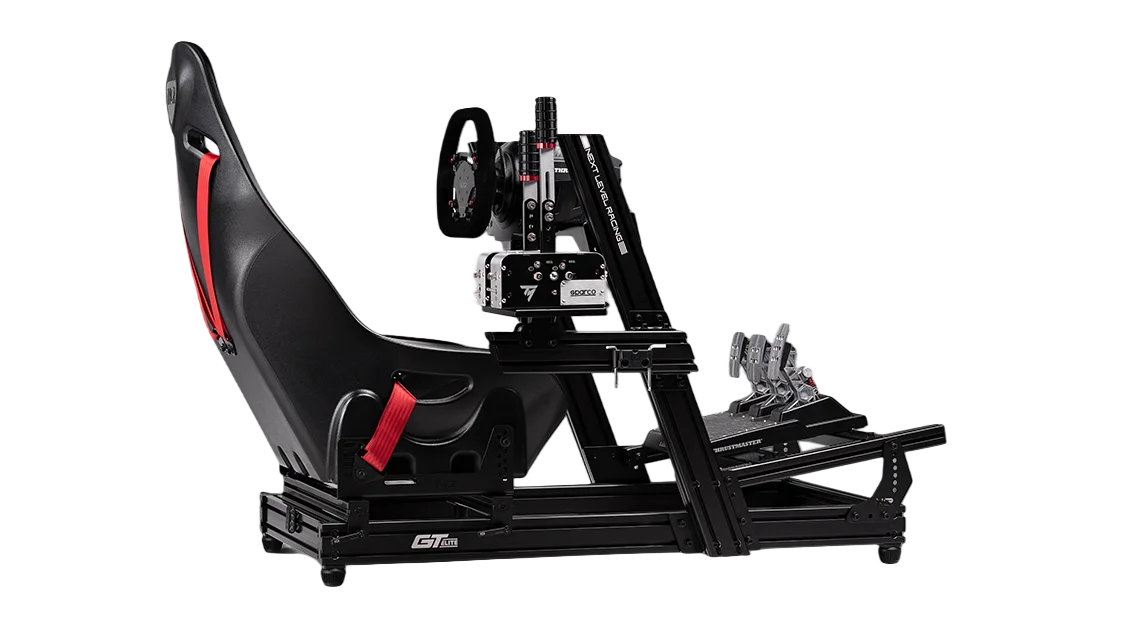 Next Level Racing GTElite Lite Wheel Plate Edition with haptic seat